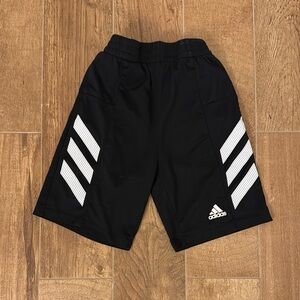 Adidas Black and White Athletic Shorts